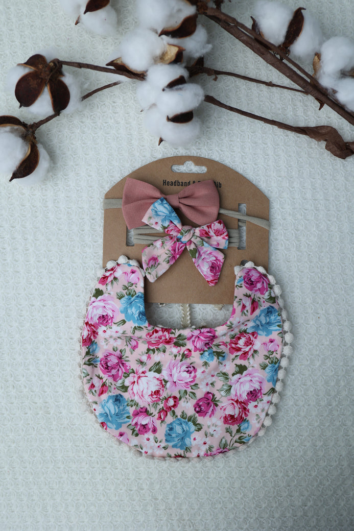 print bow headband for baby girls