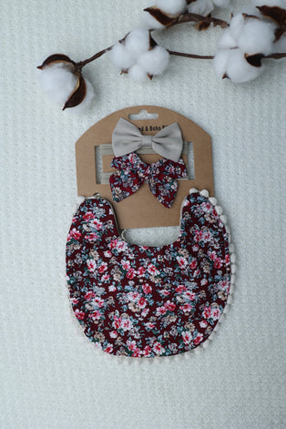 print bow headband for baby girls