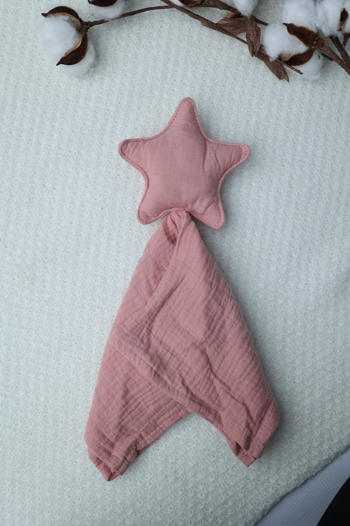 Soft muslin lovey toy
