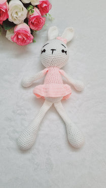 PINK CROCHET DOLL TOY