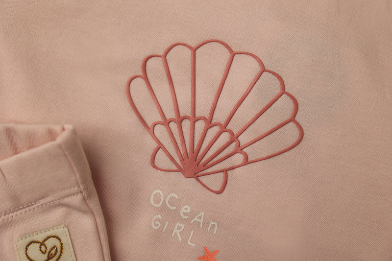 Soft breathable T-shirts for baby girls