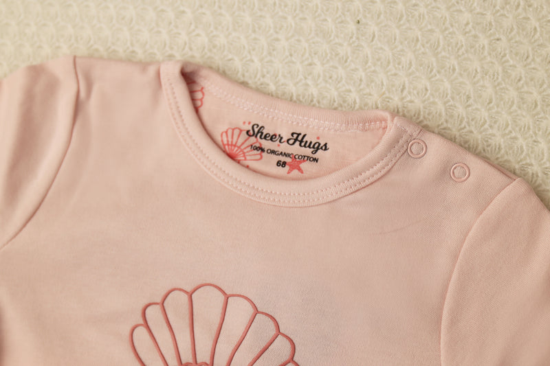 Soft breathable T-shirts for baby girls