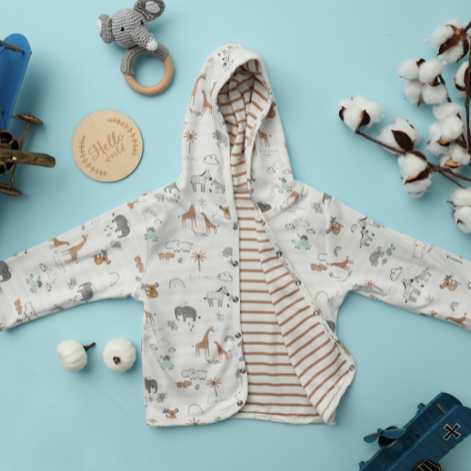 Reversible Jacket for baby boys