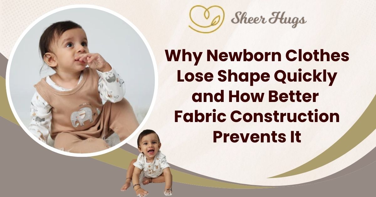 Why Newborn Clothes Lose Shape Quickly & How Better Fabric Construction Prevents It?