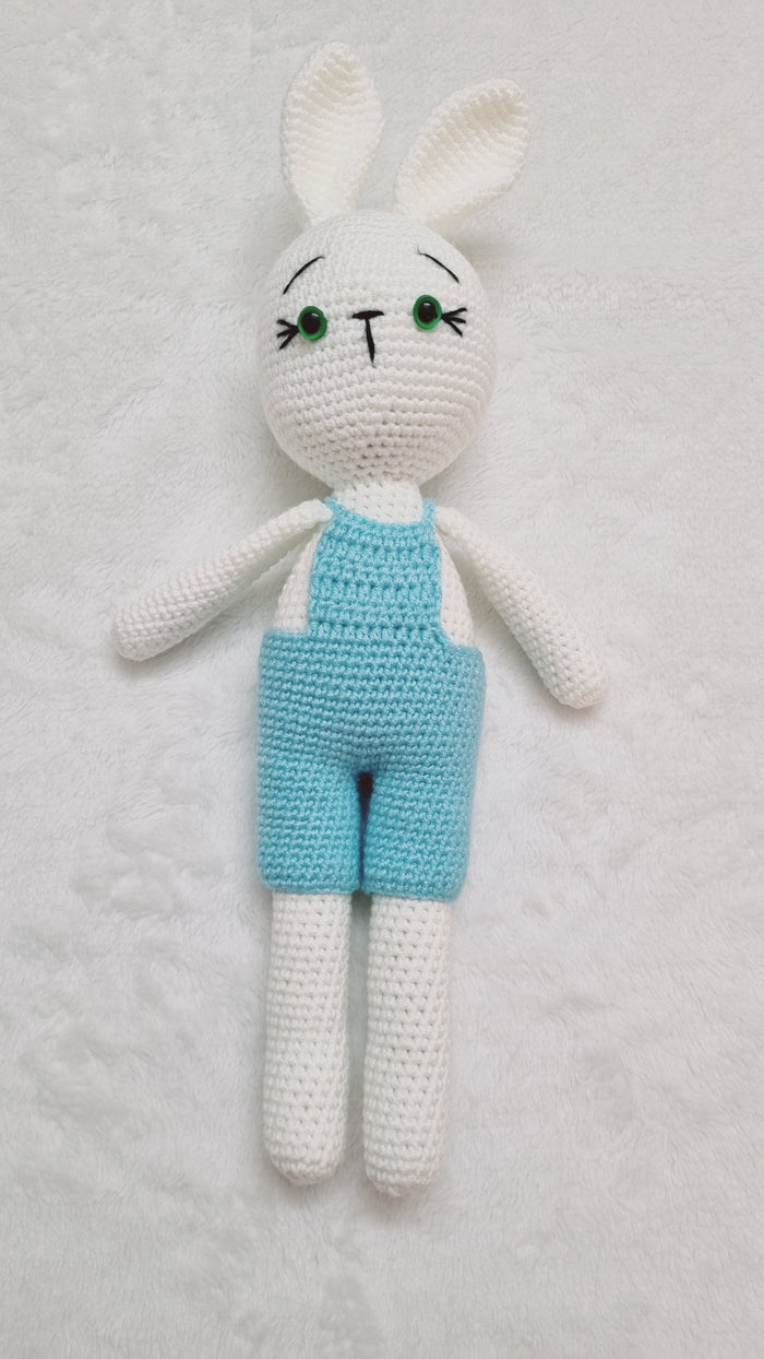 BLUE CROCHET DOLL TOY