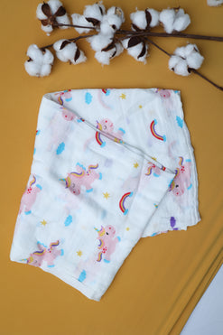 MUSLIN PRINTED SWADDLE