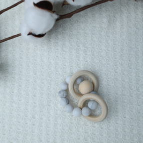 SILICON WOODEN TEETHER