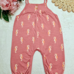 SEAHORSE HALF ROMPER